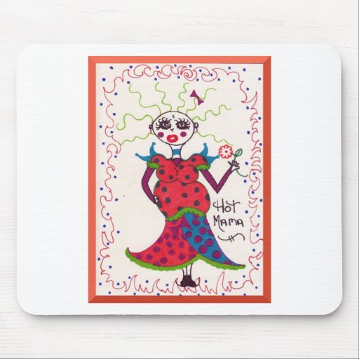Maman chaude Pregnant Elf Tapis De Souris