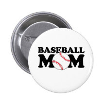 Maman de base-ball badge