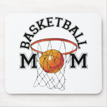 Maman de basket-ball tapis de souris