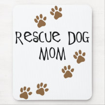 Maman de chien de délivrance tapis de souris