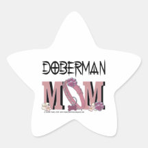 MAMAN de dobermann Autocollants