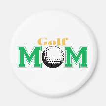 Maman de golf magnets pour réfrigérateur
