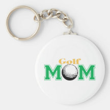 Maman de golf porte-clef