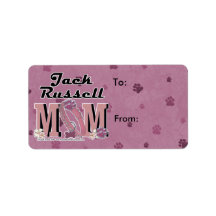 MAMAN de Jack Russell Étiquettes D’adresse
