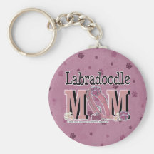MAMAN de LabraDoodle Porte-clés