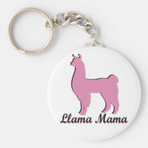 Maman de lama porte-clé
