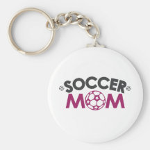 Maman du football porte-clé