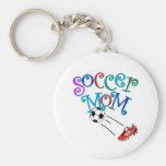 Maman du football porte-clé