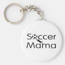 Maman du football porte-clef