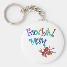 Maman du football porte-clef