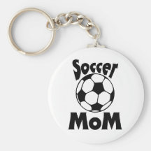 Maman du football porte-clefs
