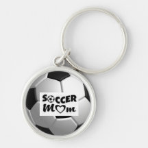 Maman du football porte-clefs