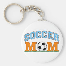 Maman du football porte-clefs