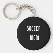 Maman du football porte-clés