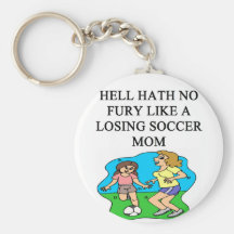 maman du football porte-clés