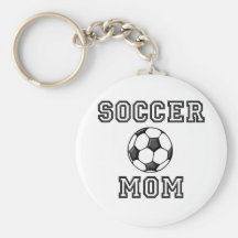 Maman du football porte-clés