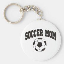 Maman du football porte-clés