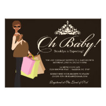Maman ethnique chic de l'invitation | de maman bab
