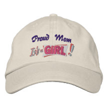 Maman fière - fille casquettes brodées