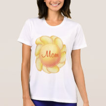Maman (fleur jaune) t-shirt