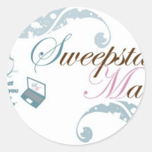 Maman Gear de sweepstakes Autocollant Rond