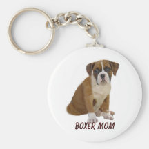 Maman Keychain de boxeur Porte-clefs
