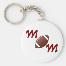 Maman Keychain du football Porte-clef