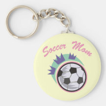 Maman Keychains du football Porte-clef