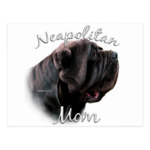 Maman napolitaine 2 de mastiff carte postale