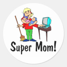 Maman superbe (4h du matin) autocollants