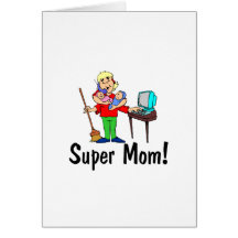 Maman superbe (4h du matin) carte de vœux