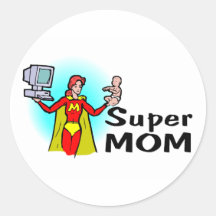 Maman superbe (d'entreprise) autocollants