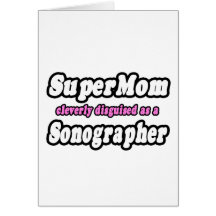 Maman superbe… Sonographer Carte De Vœux