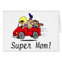 Maman superbe (Van) Carte De Vœux