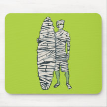 Maman surfante de Halloween Tapis De Souris