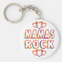 Mamas Rock Keychain