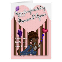 Mamaw & Papaw, Grandparents Day Card - Cute Little