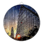 Mamba Rollercoaster World's of Fun Kansas City Dart Board