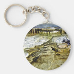 Mammoth Hot Springs - Yellowstone National Park Keychain