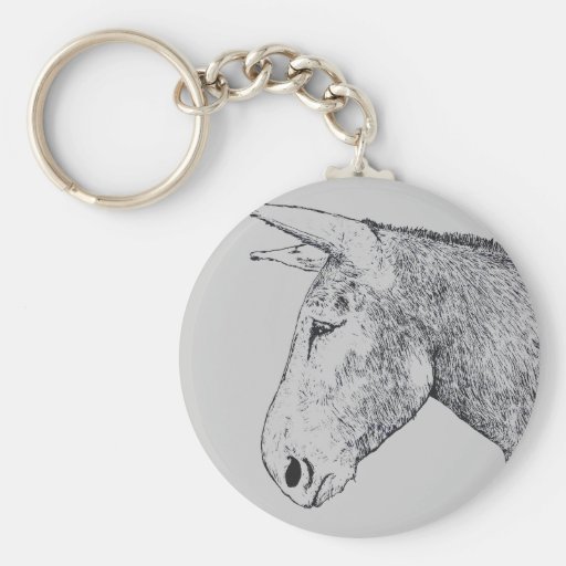 Mammoth Jack Donkey Key Chain