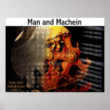 Man and Machien Posters