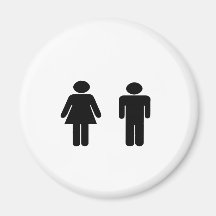 Man and Woman Items Fridge Magnet