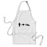 man + BBQ = Chillin Aprons
