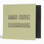 MAN CAVE...COOKBOOK...Avery Binder...