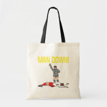 Man Down Canvas Bags