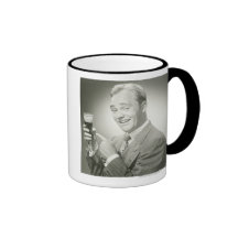 Man Drinking Coffee Mug