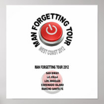 Man Forgetting Tour Concert Poster