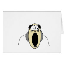 man greeting cards