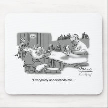 Man In A Bar Mousepads