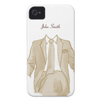Man in a Suit Iphone 4 Case-mate Case